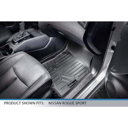 Smart Liner USA Motor Vehicle Interior Fittings SMARTLINER Custom Fit Floor Liners For 2017-2024 Nissan Rogue Sport - Factory Cargo Tray in Highest Position (No S Models)