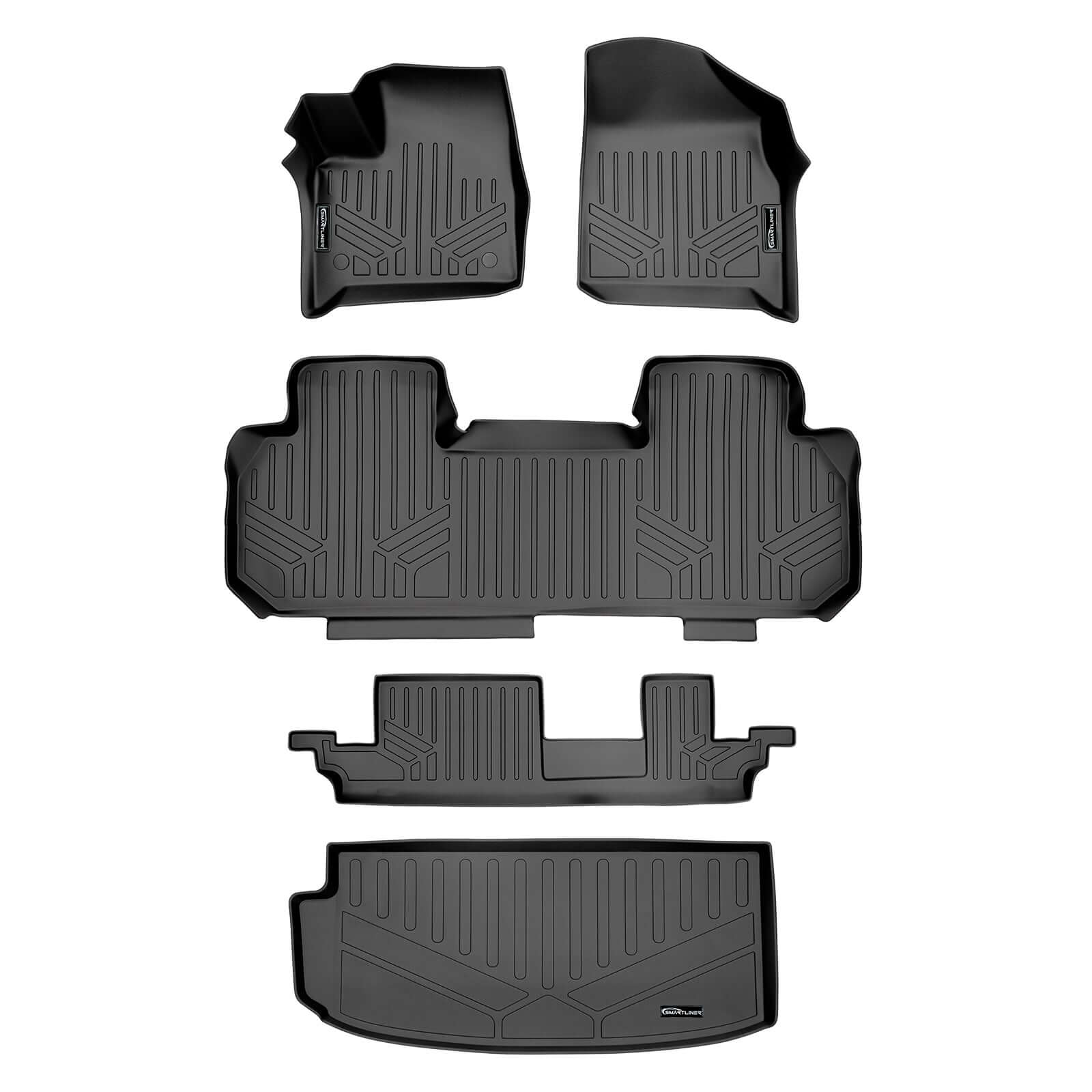 SMARTLINER Custom Fit for 2018-2020 Chevrolet Traverse (with 2nd Row Bench Seat) - Smartliner USA