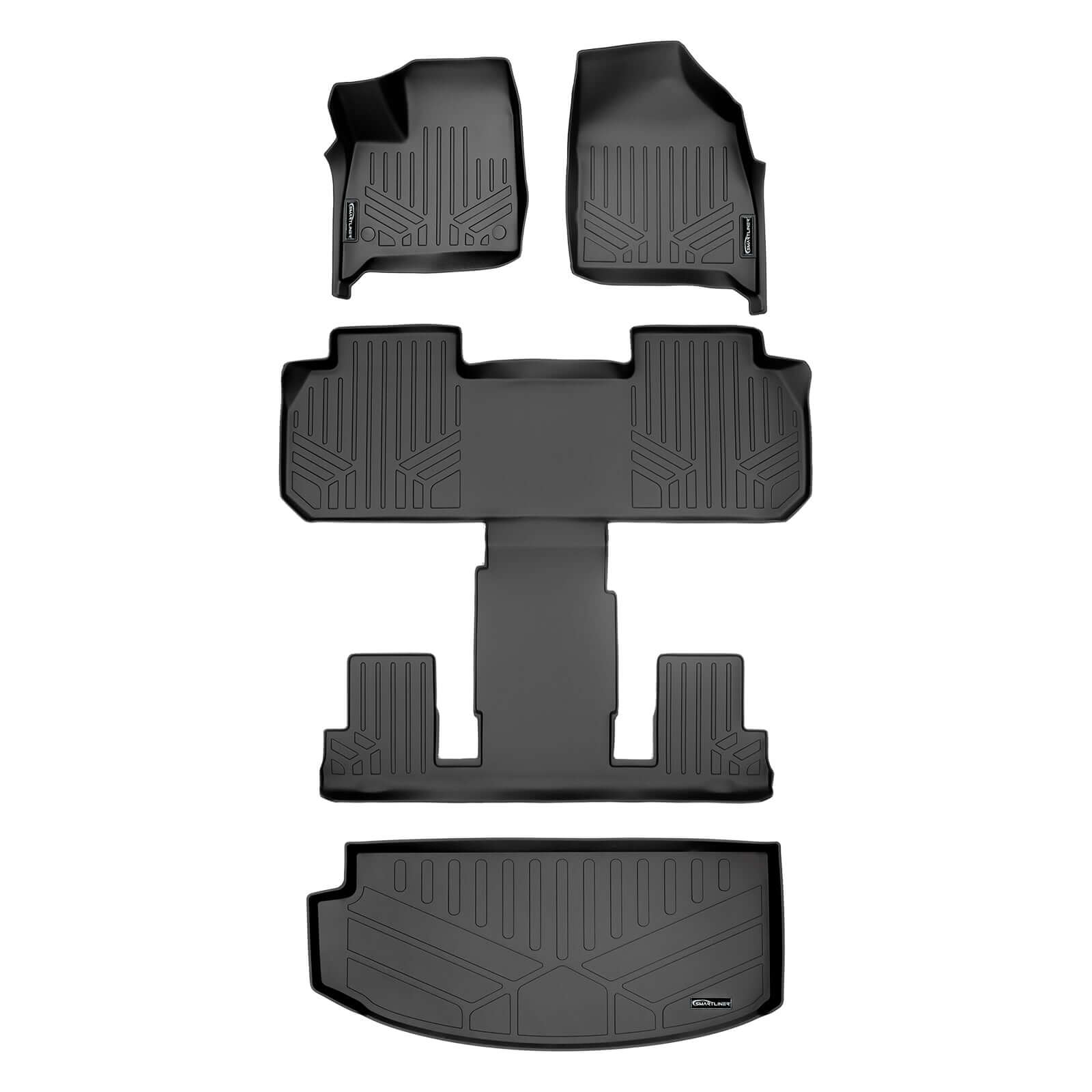 SMARTLINER Custom Fit for 2018 2020 Buick Enclave with 2nd Row Bucket Seats - Smartliner USA