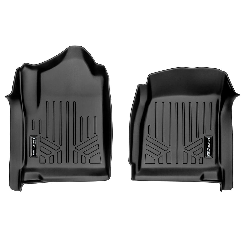 2014-2018 Chevrolet Silverado 1500 Floor Liners|Regular Cab Models (Not 4x4 Shifters - No E-Assist Models. (Vinyl flooring w/o overhump coverage))|SMARTLINER