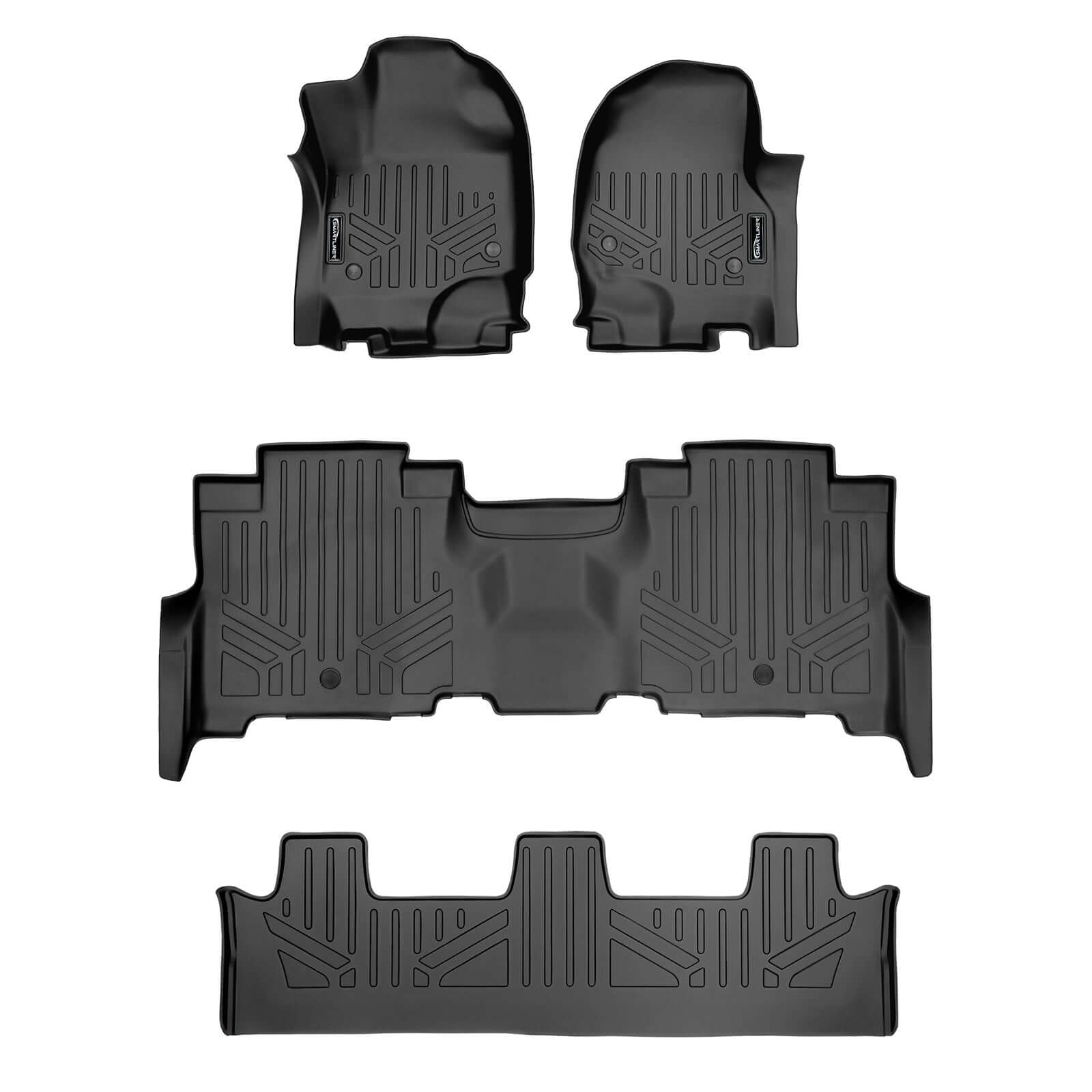 SMARTLINER Custom Fit for 18-20 Expedition Max/Navigator L (with 2nd Row Bench Seat) - Smartliner USA