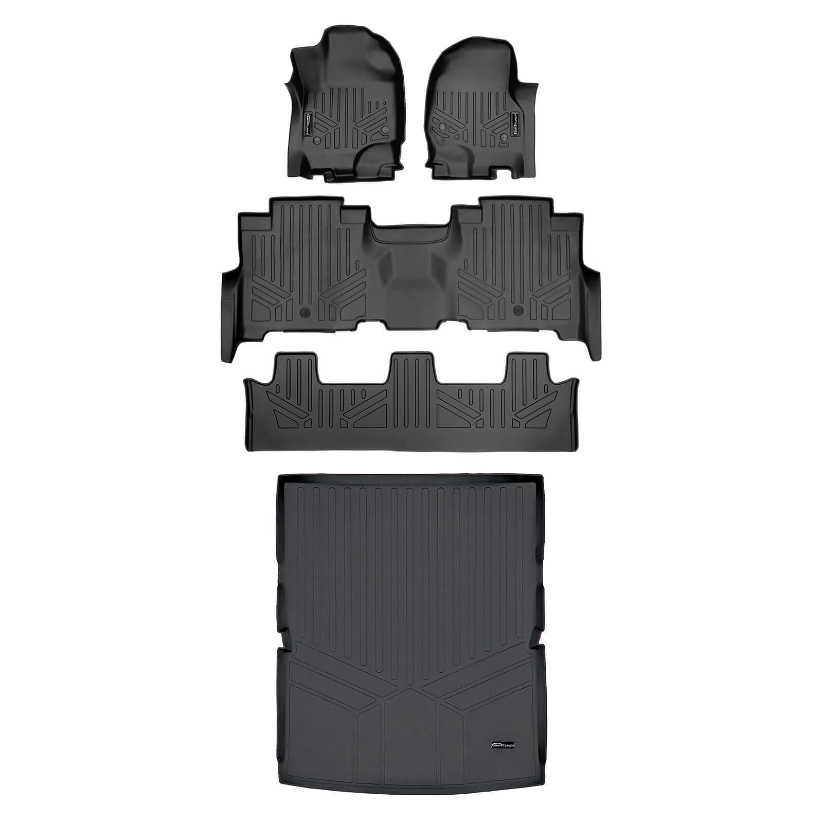 SMARTLINER Custom Fit for 18-20 Expedition Max/Navigator L (with 2nd Row Bench Seat) - Smartliner USA