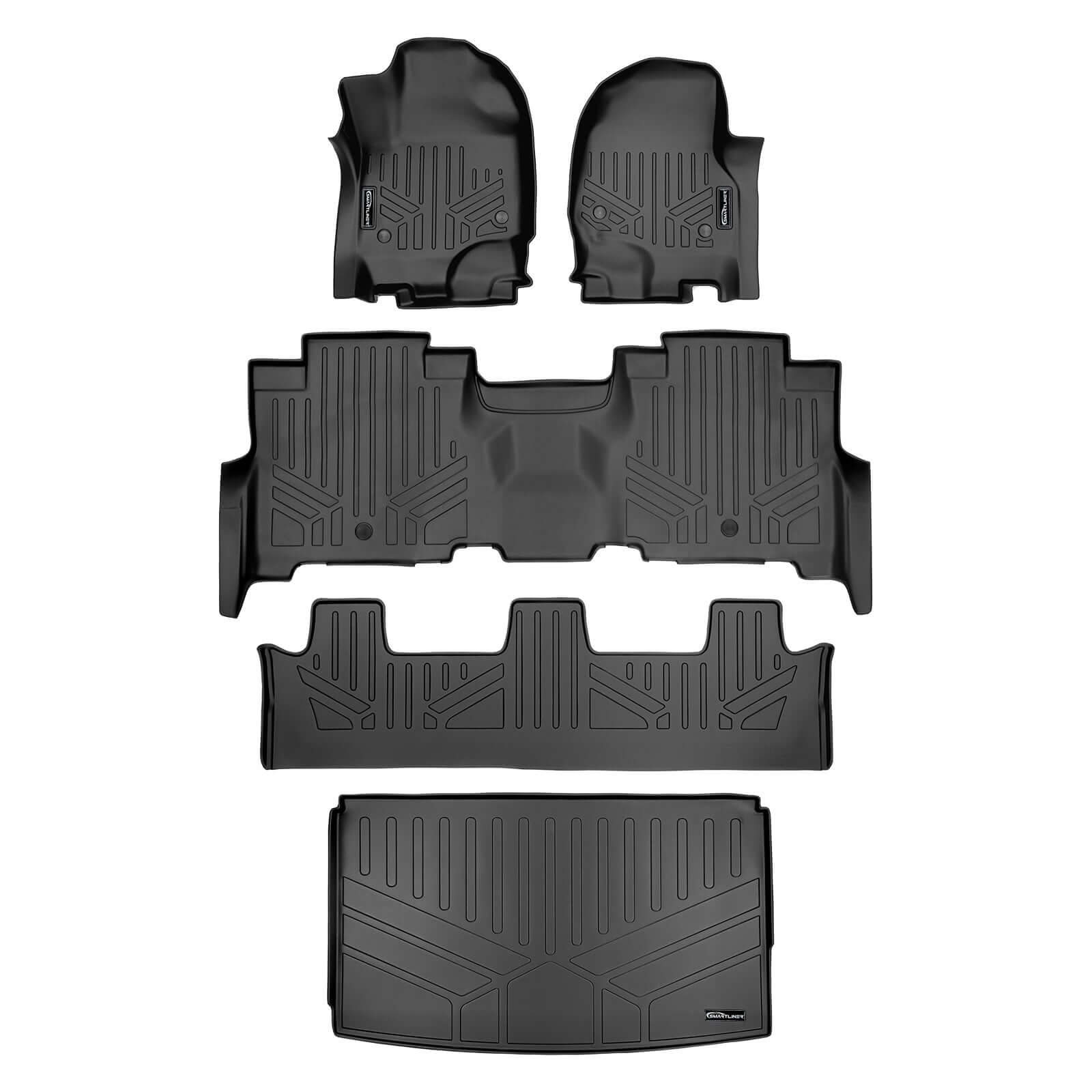 SMARTLINER Custom Fit for 18-20 Expedition Max/Navigator L (with 2nd Row Bench Seat) - Smartliner USA