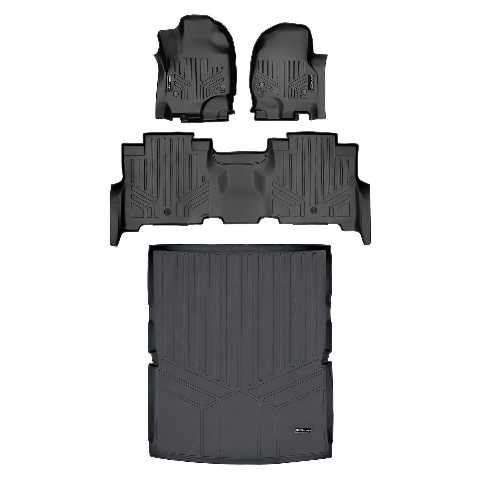 SMARTLINER Custom Fit for 18-20 Expedition Max/Navigator L (with 2nd Row Bench Seat) - Smartliner USA