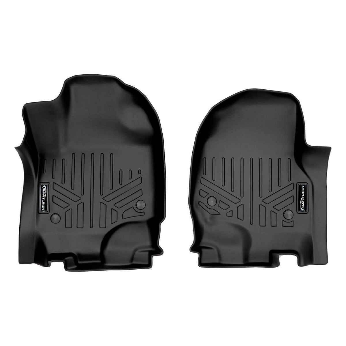 Smart Liner USA Motor Vehicle Interior Fittings Black / First Row Floor Mat Liner Set Smart Trimâ„¢ Custom Fit Floor Liners For 2018-2024 Lincoln Navigator 2nd Row Bucket Seats (Only Max or L)