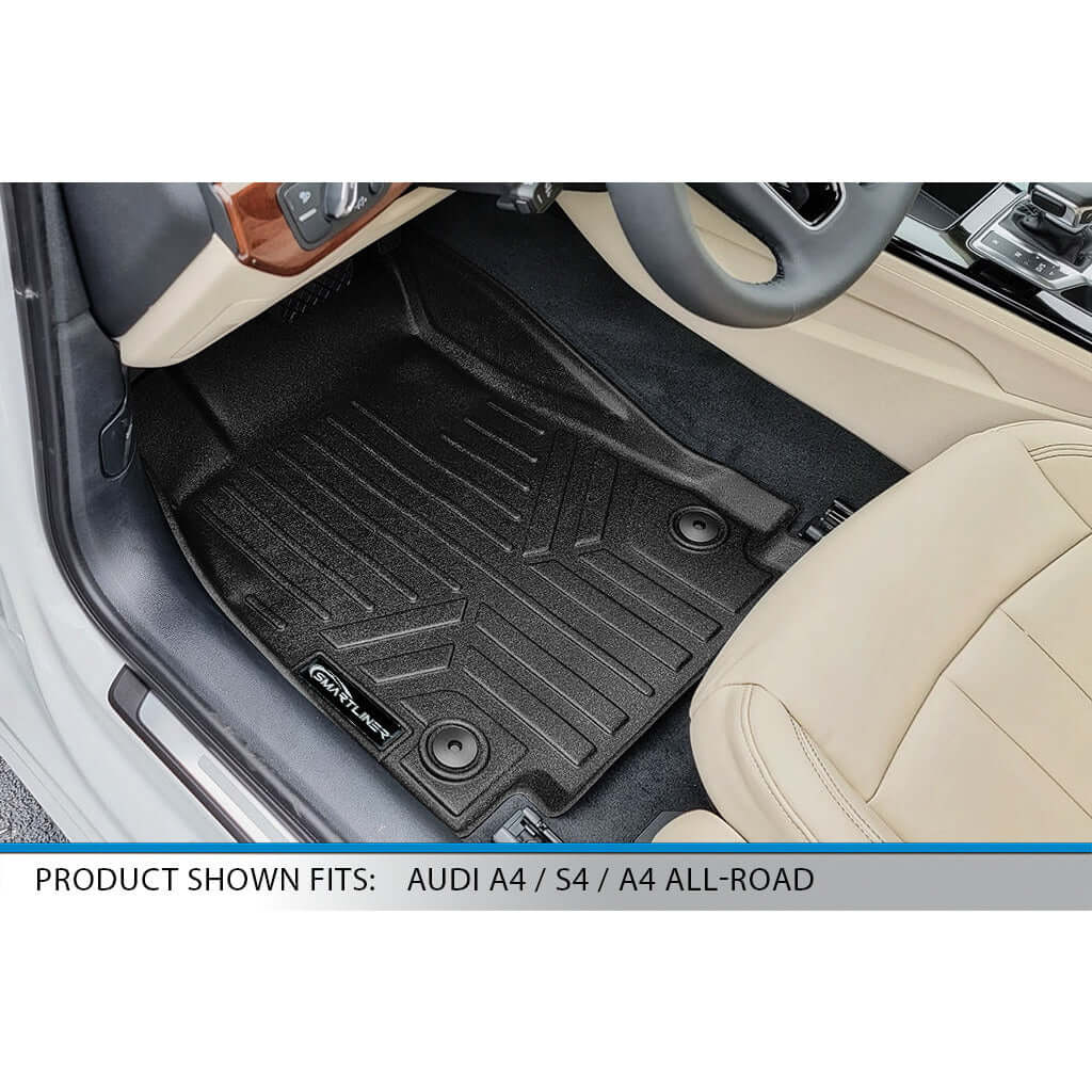 Smart Liner USA Motor Vehicle Interior Fittings SMARTLINER Custom Fit Floor Liners For 2017-2025 Audi A4 Sedan (non-all road models)/ S4