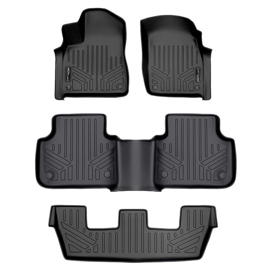 SMARTLINER 2017-2026 Audi Q7 / SQ7 Floor Liners – 1st row, 2nd row & 3rd row liners