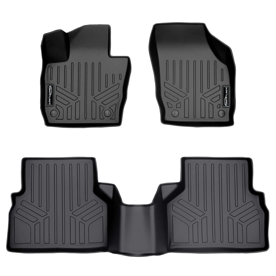 SMARTLINER 2015-2018 Audi Q3 Floor Liners (Fits Q3 - Q3 Quatro) – 1st row & 2nd row liners