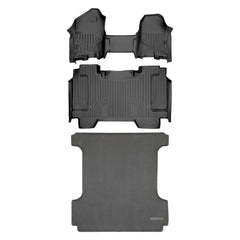 SmartCoverage™ Custom Fit Floor Liners For 2019-2024 Ram 1500 Crew Cab with First Row Bench Seat