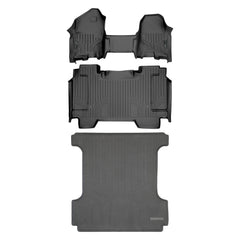 SMARTLINER Custom Fit Floor Liners For 2019-2022 Ram 1500 Crew Cab with First Row Bench Seat