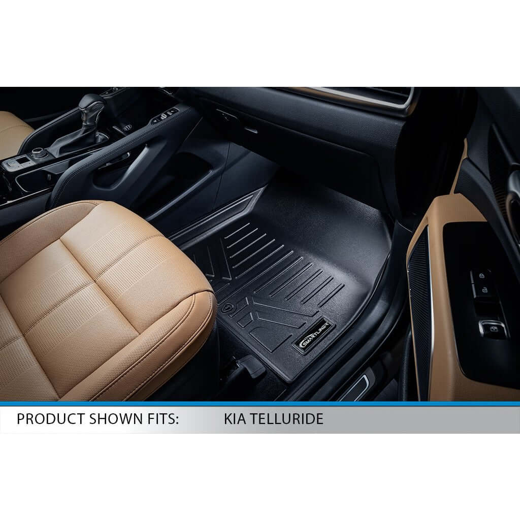 Smart Liner USA Motor Vehicle Interior Fittings SMARTLINER Custom Fit Floor Liners For 2020-2025 Kia Telluride with 2nd Row Bucket Seats No Center Console and No In Between Coverage