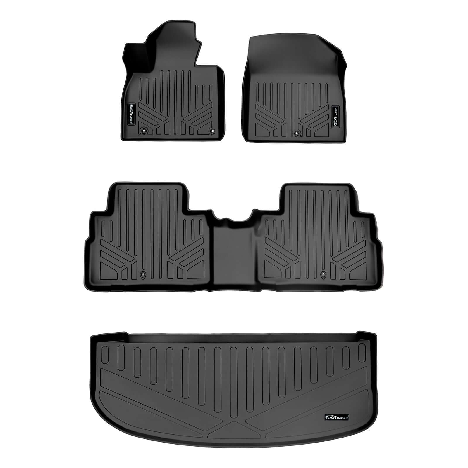 SMARTLINER Custom Fit for 2020 Kia Telluride with 2nd Row Bucket Seats With Center Console - Smartliner USA