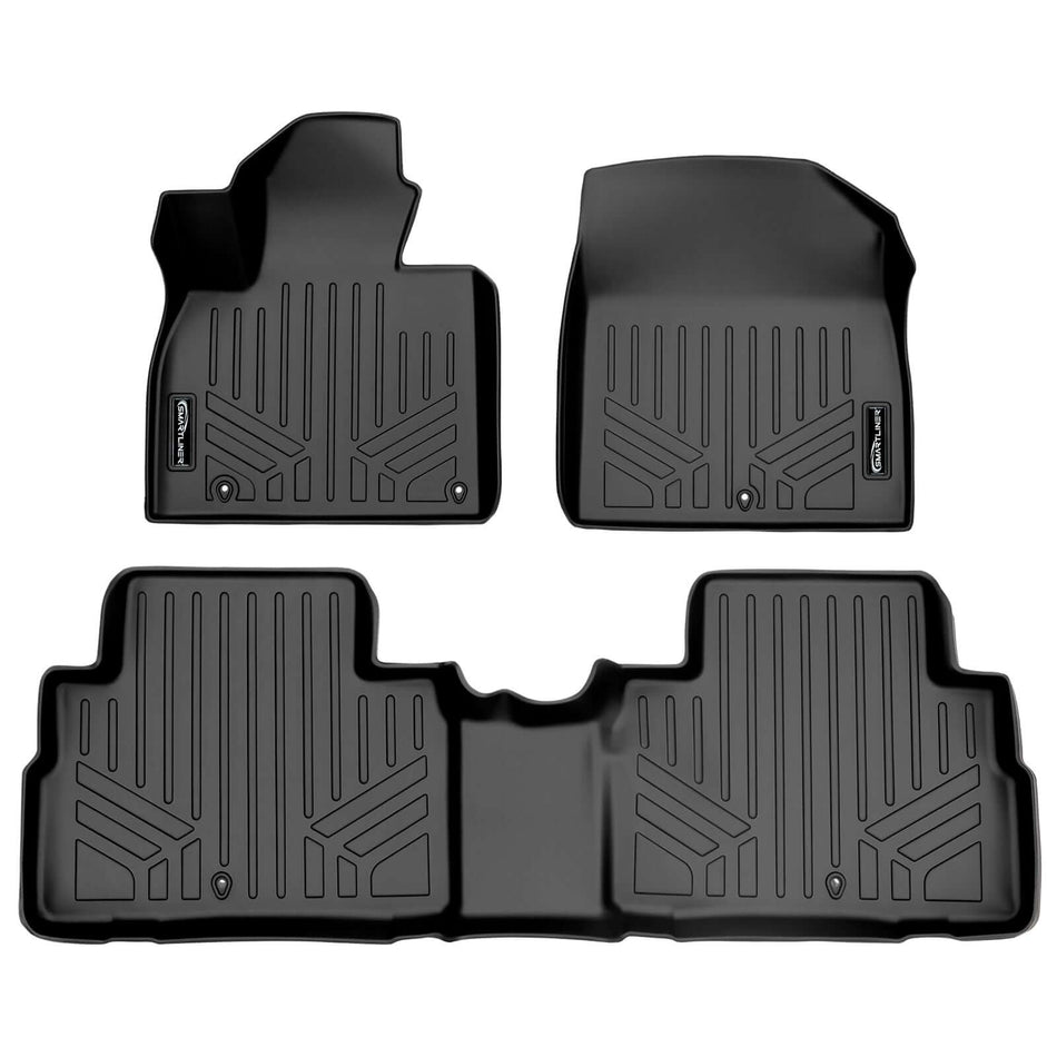 SMARTLINER 2020-2025 Kia Telluride Floor Liners (7 Passenger, 8 Passenger) – 1st row & 2nd row liners (view 2)