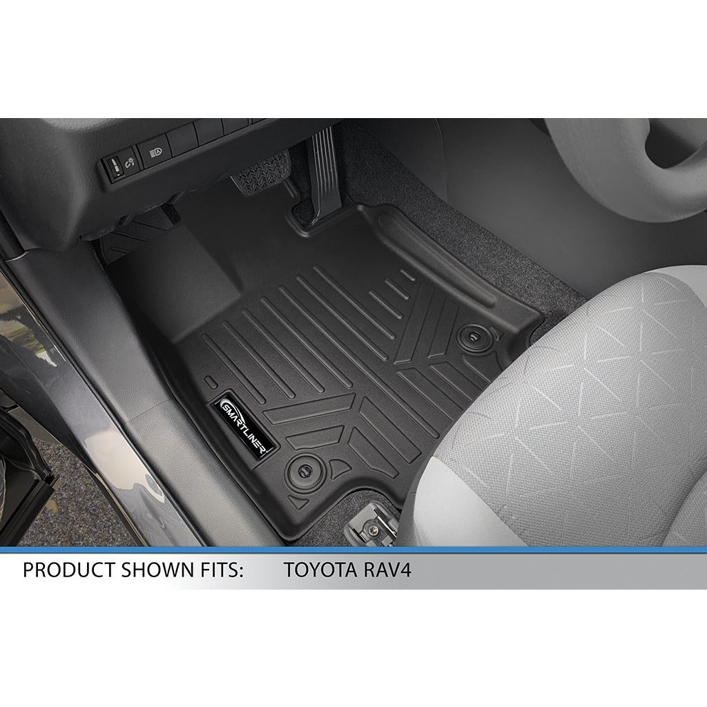 SMARTLINER Custom Fit Floor Liners For 2019-2023 Toyota RAV4 (No Hybrid Models)