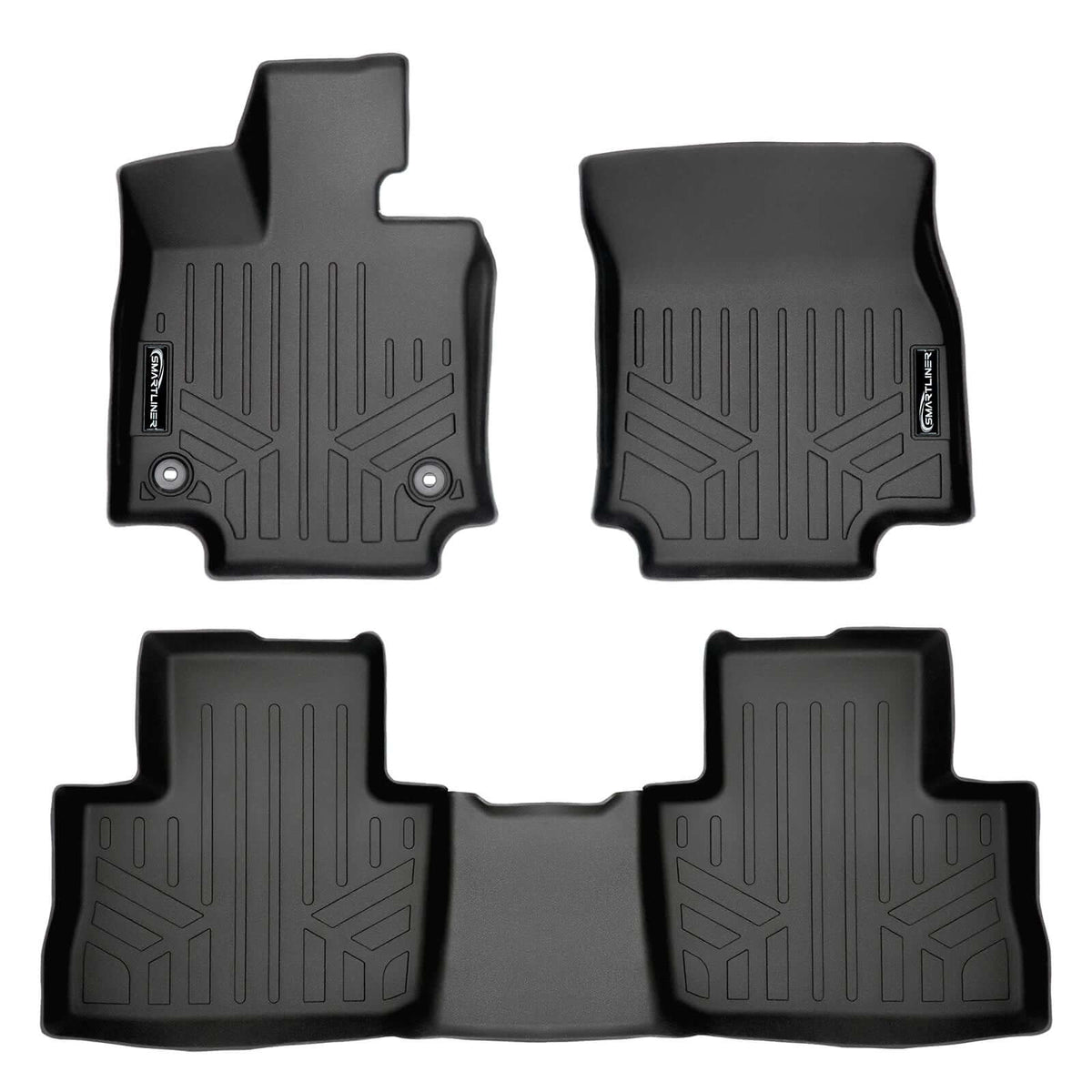 SMARTLINER 2019-2025 Toyota RAV4 Floor Liners – 1st row & 2nd row liners