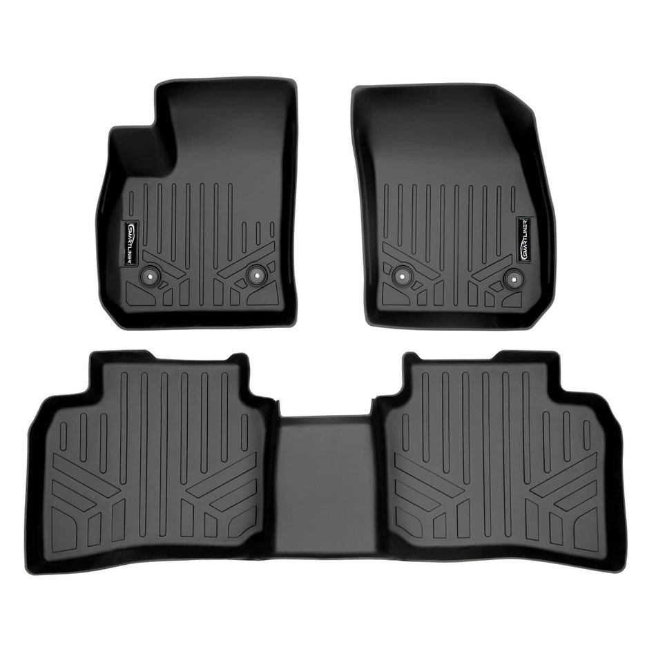 SMARTLINER 2019-2026 Cadillac XT4 Floor Liners – 1st row & 2nd row liners