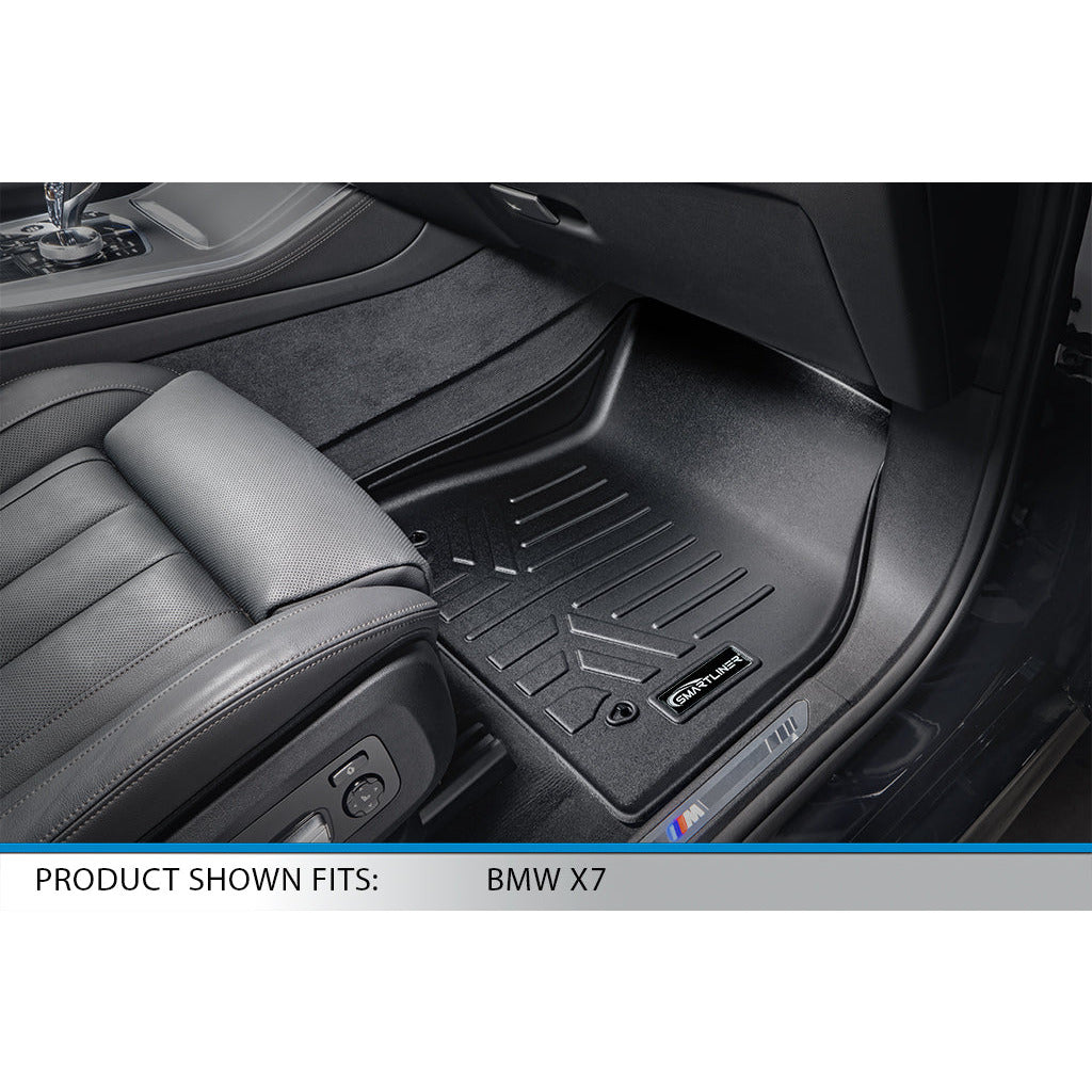 SMARTLINER Custom Fit Floor Liners For 2021-2023 BMW Alpina XB7 (2nd Row Bench)