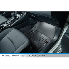 SMARTLINER Custom Fit Floor Liners For 2021-2024Toyota Corolla Hatchback (With Tire Repair Kit)