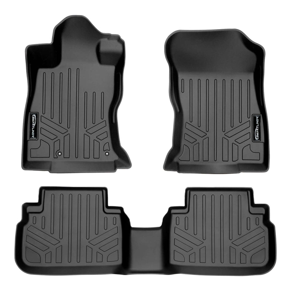 SMARTLINER 2019-2024 Subaru Forester Floor Liners – 1st row & 2nd row liners