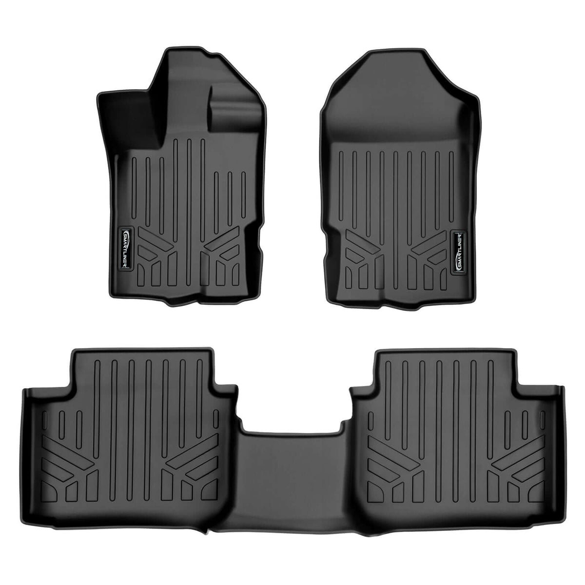 SMARTLINER 2019-2023 Ford Ranger Floor Liners (Super Cab) – 1st row & 2nd row liners
