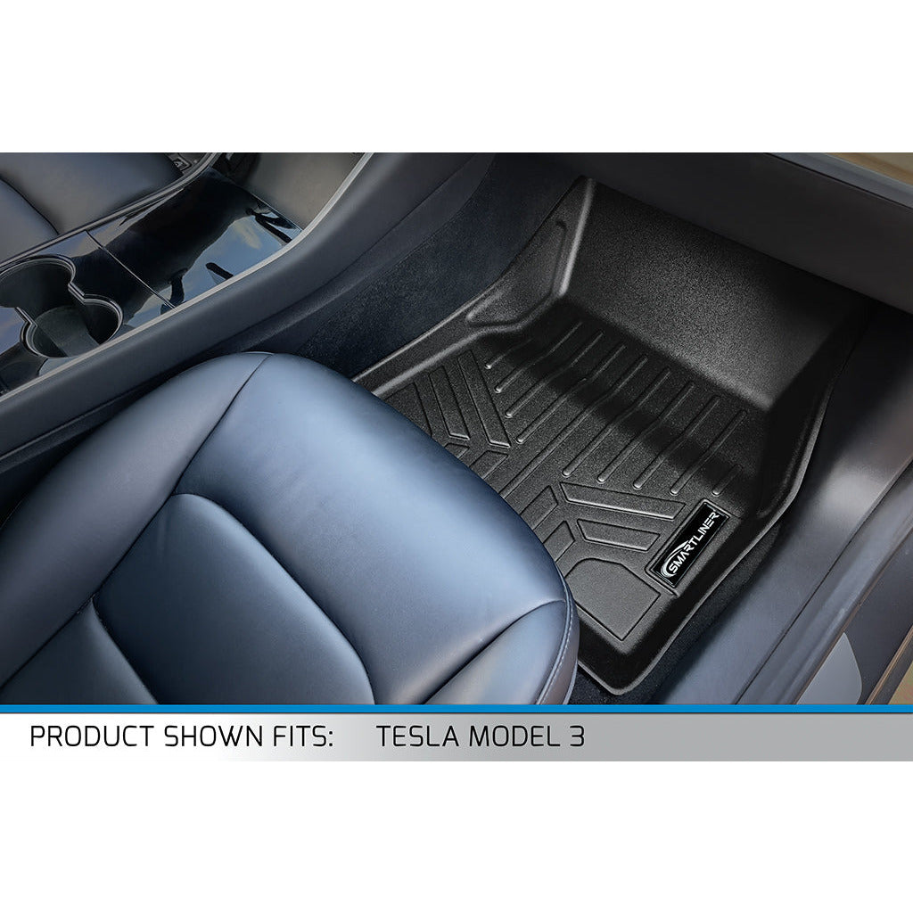SMARTLINER Custom Fit Floor Liners For for 2017-2023 Tesla Model 3
