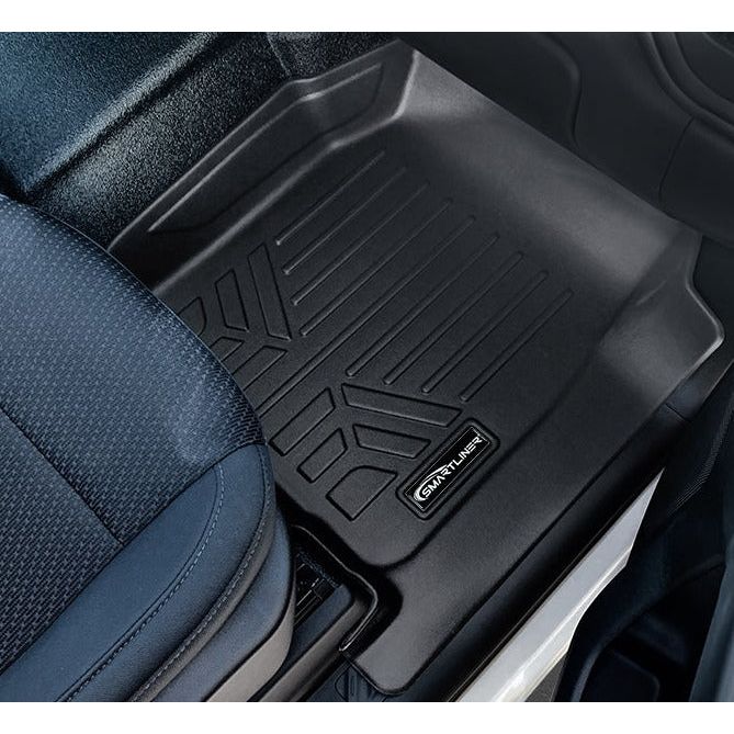SMARTLINER Custom Fit Floor Liners For 2019-2023 Chevrolet Silverado 1500 Regular Cab (Without 1st Row Hump Coverage)