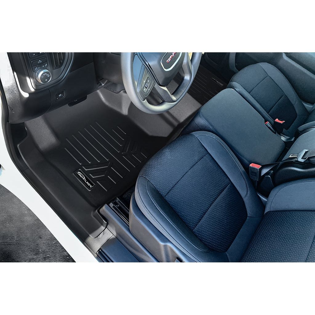 SMARTLINER Custom Fit Floor Liners For 2019-2023 Chevrolet Silverado 1500 Regular Cab (With 1st Row Hump Coverage)