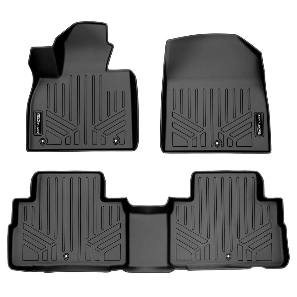 SMARTLINER 2020-2025 Hyundai Palisade Floor Liners (8 Passenger) – 1st row & 2nd row liners