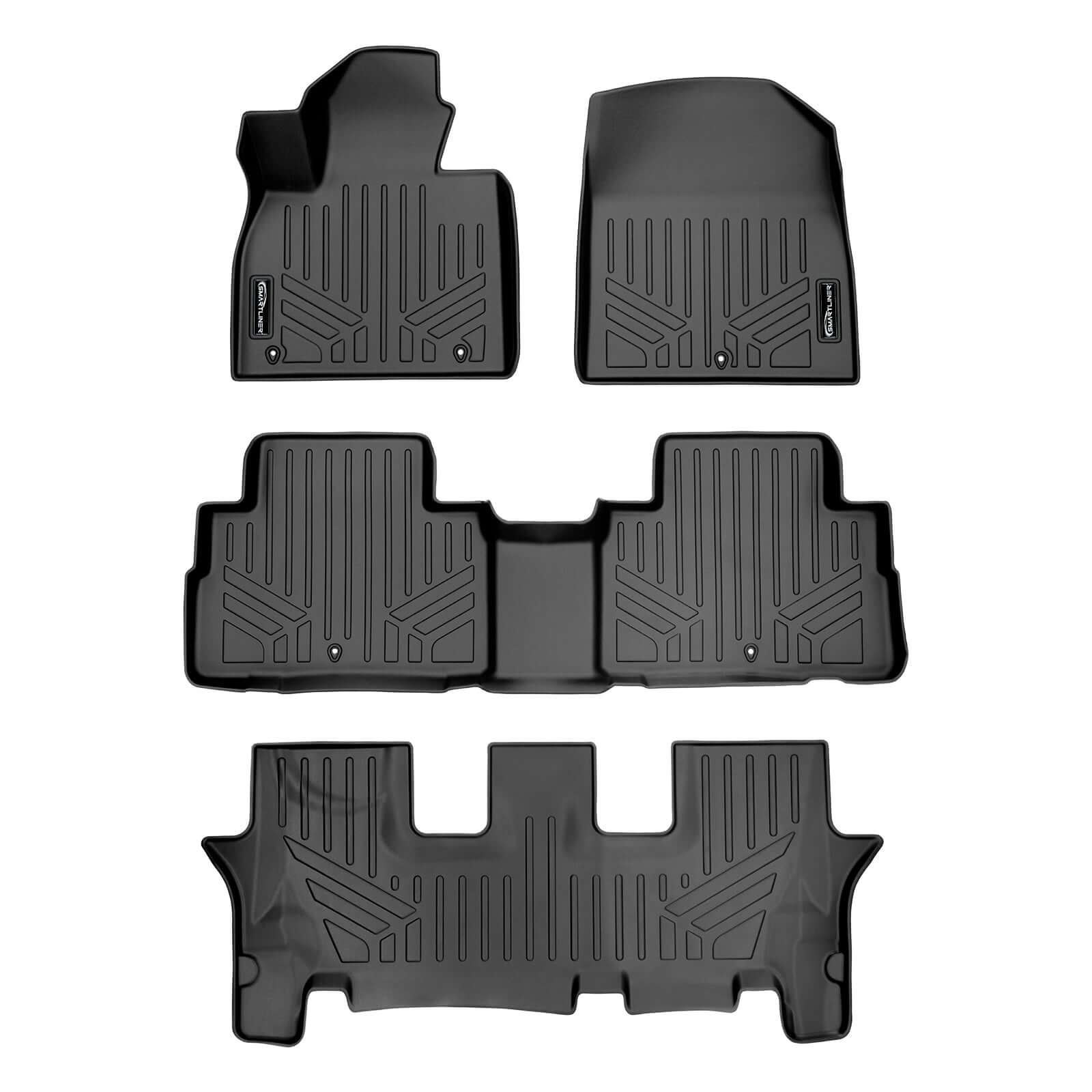 SMARTLINER Custom Fit for 2020 Hyundai Palisade with 2nd Row Bench Seat - Smartliner USA
