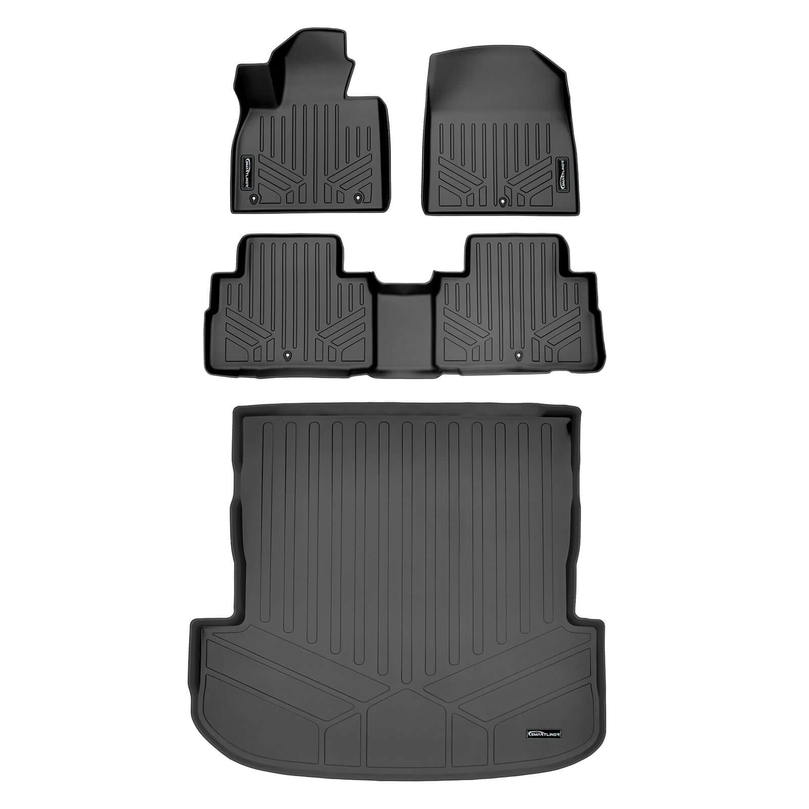 SMARTLINER Custom Fit for 2020 Hyundai Palisade with 2nd Row Bench Seat - Smartliner USA