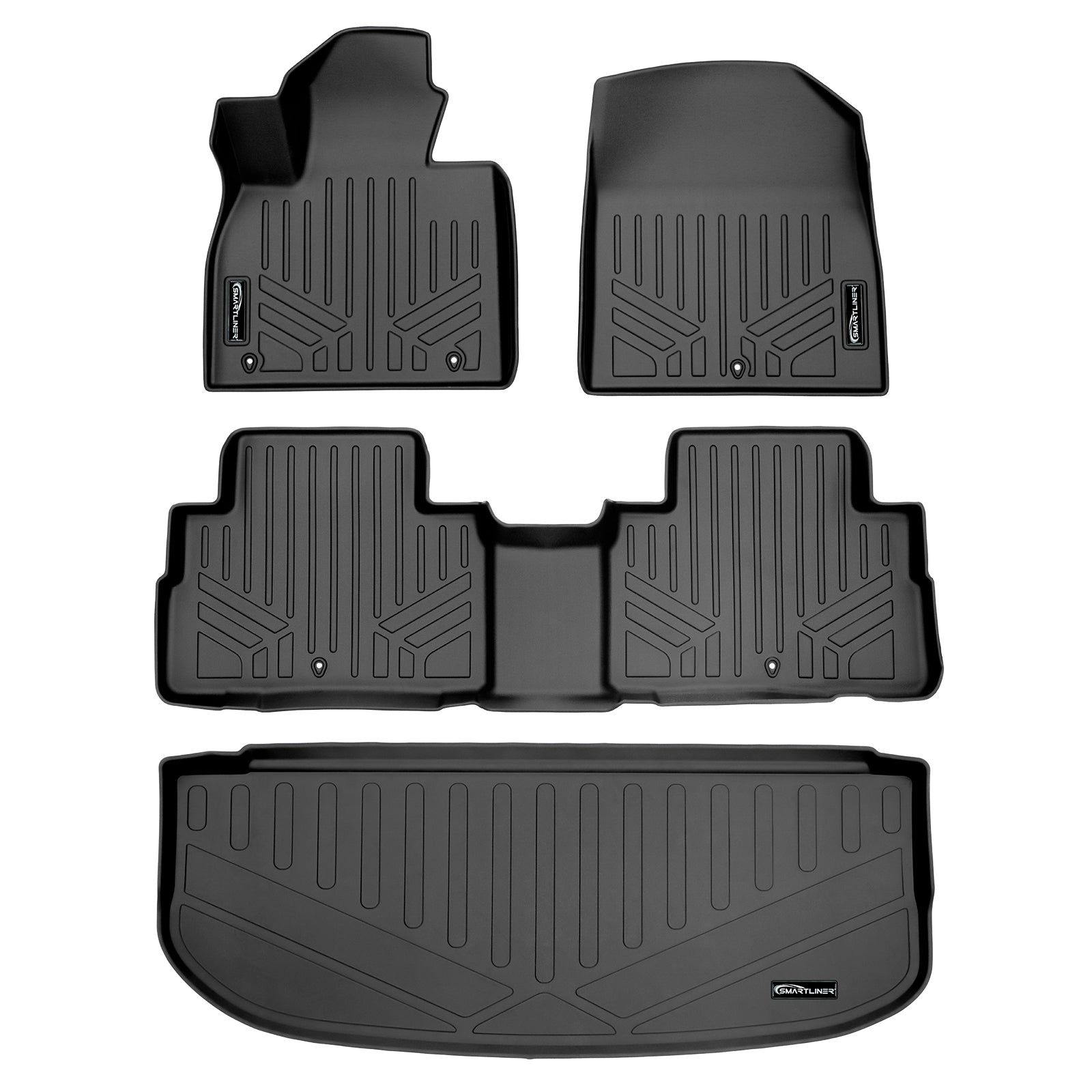 SMARTLINER Custom Fit for 2020 Hyundai Palisade with 2nd Row Bucket Seats With Center Console - Smartliner USA
