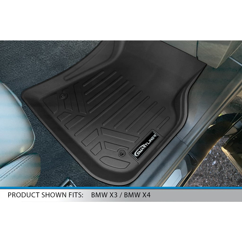 SMARTLINER Custom Fit Floor Liners For 2018-2024 BMW X3 (Hybrid Models)