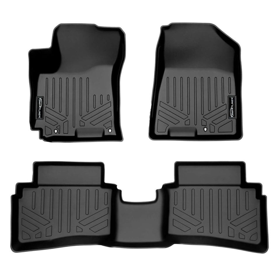 SMARTLINER 2020-2026 Hyundai Venue Floor Liners – 1st row & 2nd row liners