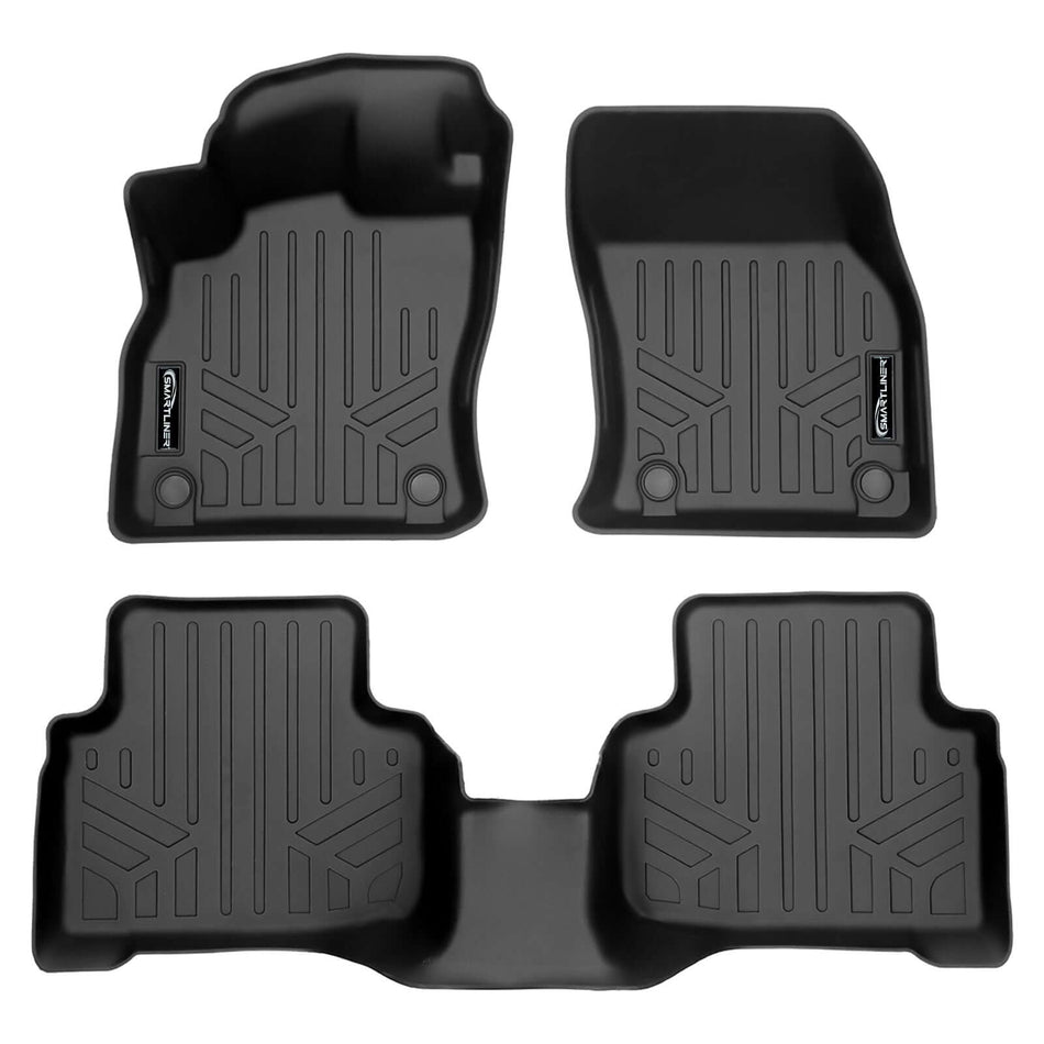 SMARTLINER 2019-2025 Audi Q3 Floor Liners – 1st row & 2nd row liners