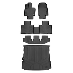SMARTLINER Custom Fit Floor Liners For 2020-2025 Toyota Highlander (with Subwoofer)
