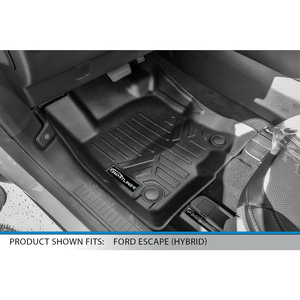 SMARTLINER Custom Fit Floor Liners For 2020-2024 Ford Escape Hybrid Models