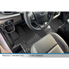 SMARTLINER Custom Fit Floor Liners For 2023-2025 Ford Transit (Vinyl Flooring & Over the Hump)