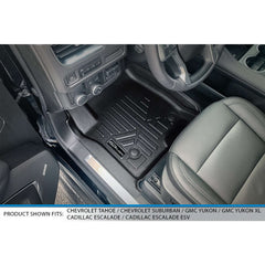 SMARTLINER Custom Fit Floor Liners For 2021-2025 Chevrolet Tahoe/GMC Yukon with 2nd Row Bench Seat