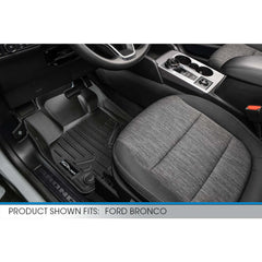 SMARTLINER Custom Fit Floor Liners For 2021-2025 Ford Bronco Sport W/O Rear Bump