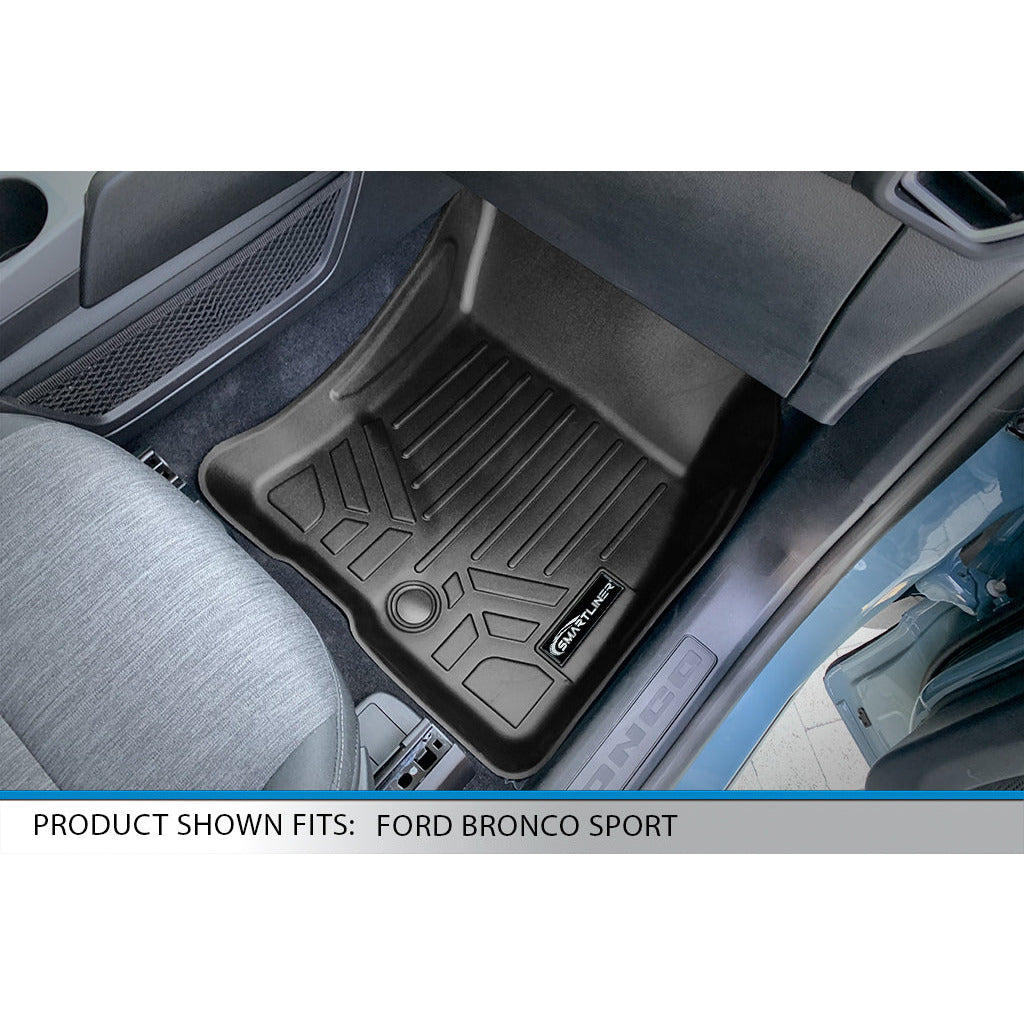 SMARTLINER Custom Fit Floor Liners For 2021-2024 Ford Bronco Sport