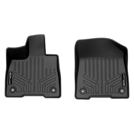 Smart Liner USA Motor Vehicle Interior Fittings Black / First Row Floor Mat Liner Set SMARTLINER Custom Fit Floor Liners For 2021-2025 Toyota Sienna with 2nd Row Bucket Seats and Spare Tire