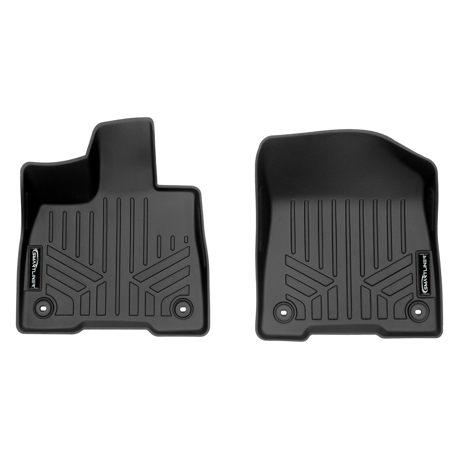 SMARTLINER Custom Fit Floor Liners For 2021-2023 Toyota Sienna with 2nd Row Bucket Seats and Spare Tire