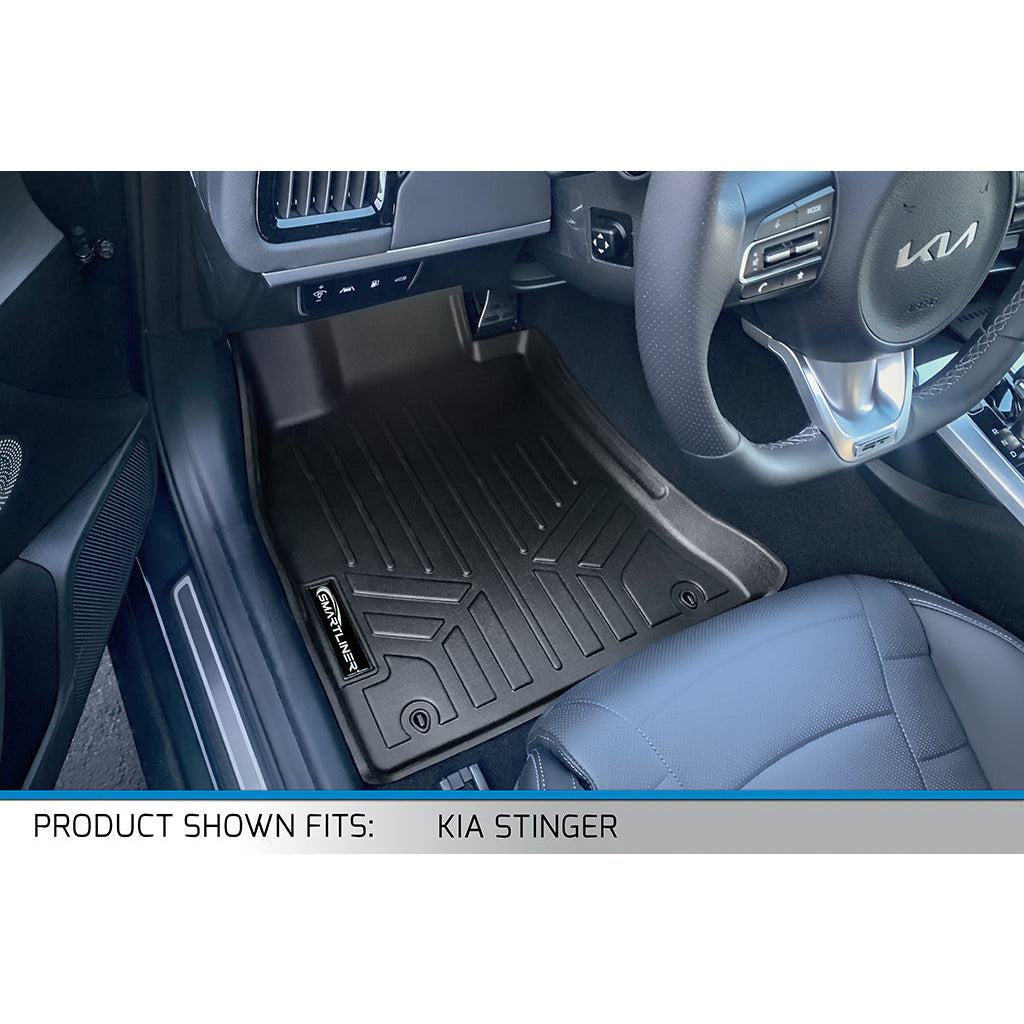 SMARTLINER Custom Fit Floor Liners For 2018-2023 Kia Stinger (RWD)