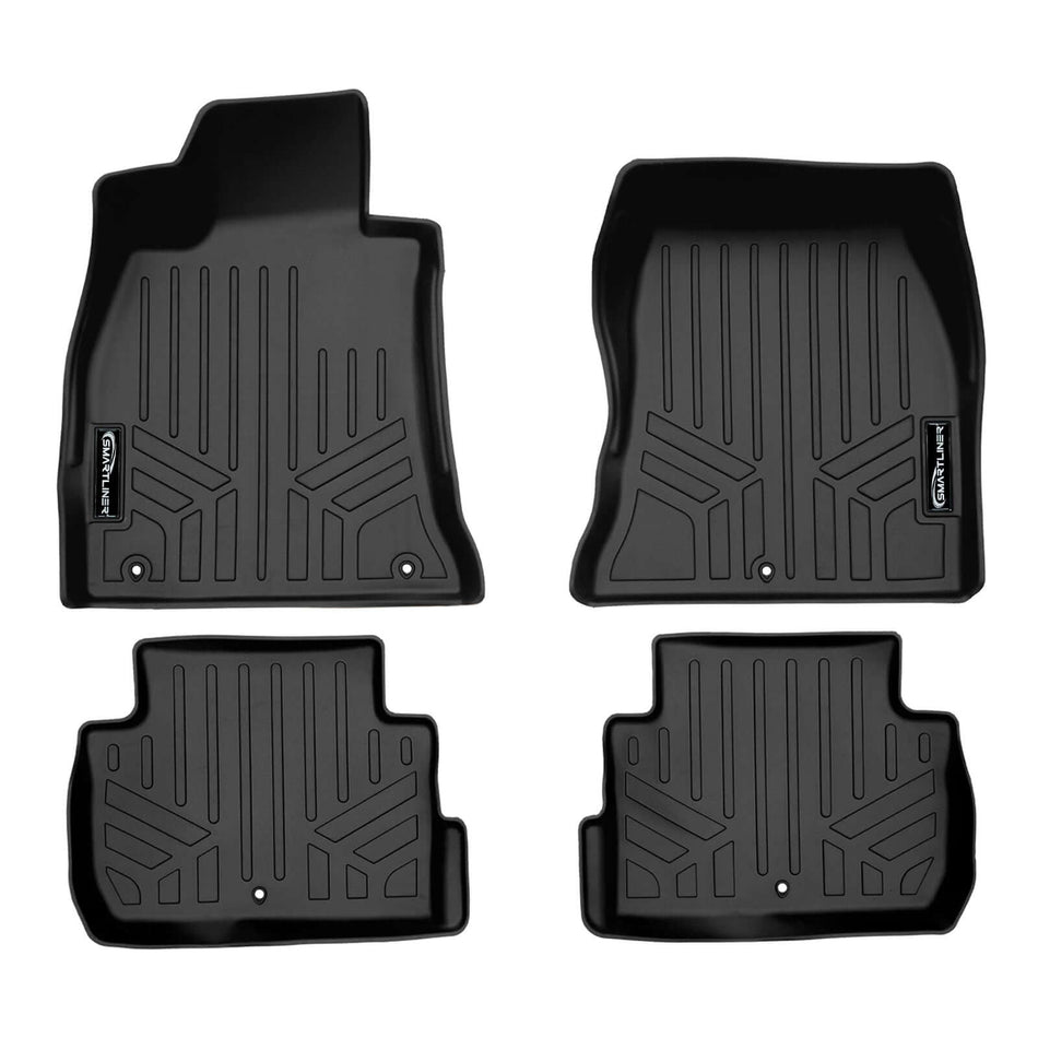 SMARTLINER 2018-2023 Kia Stinger RWD (Rear Wheel Drive) Floor Liners (Fits Rear Wheel Drive) – 1st row & 2nd row liners