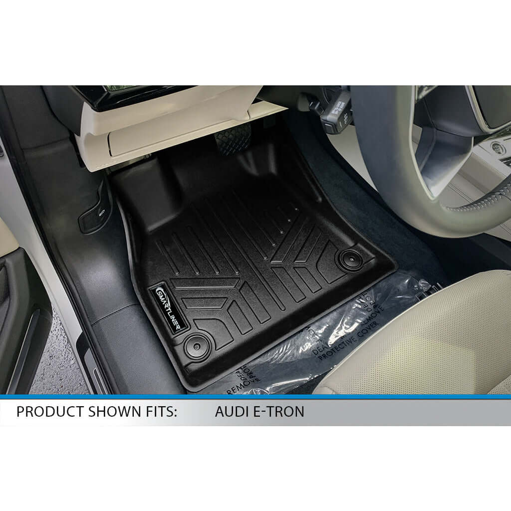 SMARTLINER Custom Fit Floor Liners For 2019-2025 Audi E-Tron / E-Tron Sportback (without 2nd Row Retention)