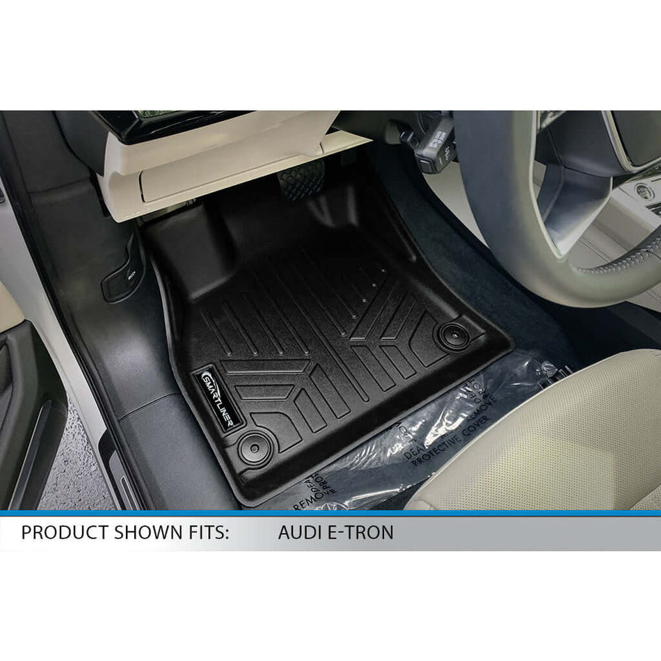 Smart Liner USA Motor Vehicle Interior Fittings SMARTLINER Custom Fit Floor Liners For 2019-2023 Audi E-Tron /2020-2023 E-Tron Sportback (with 2nd Row Retention)