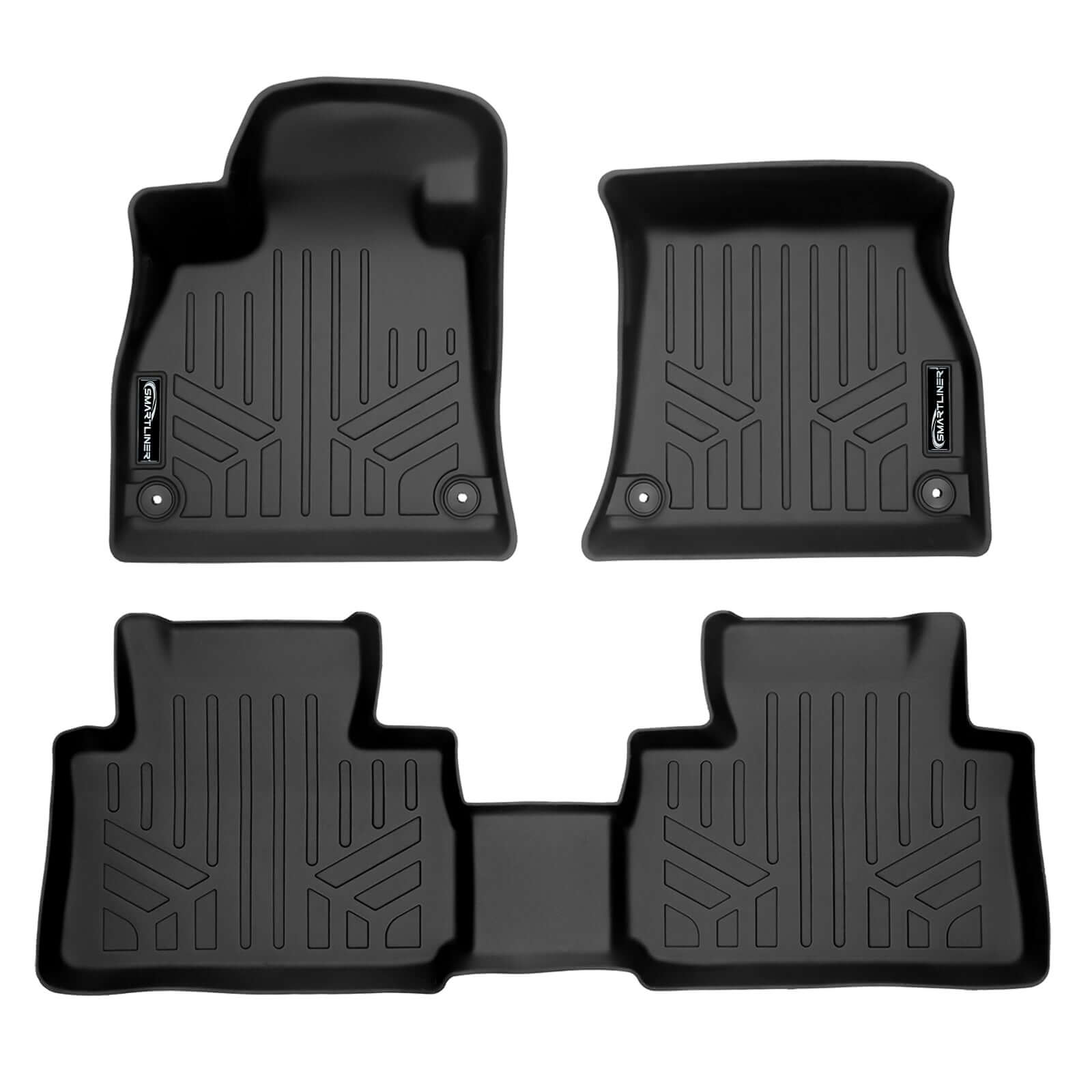 SMARTLINER Custom Fit Floor Liners For 2019-2025 Audi E-Tron / E-Tron Sportback (without 2nd Row Retention)