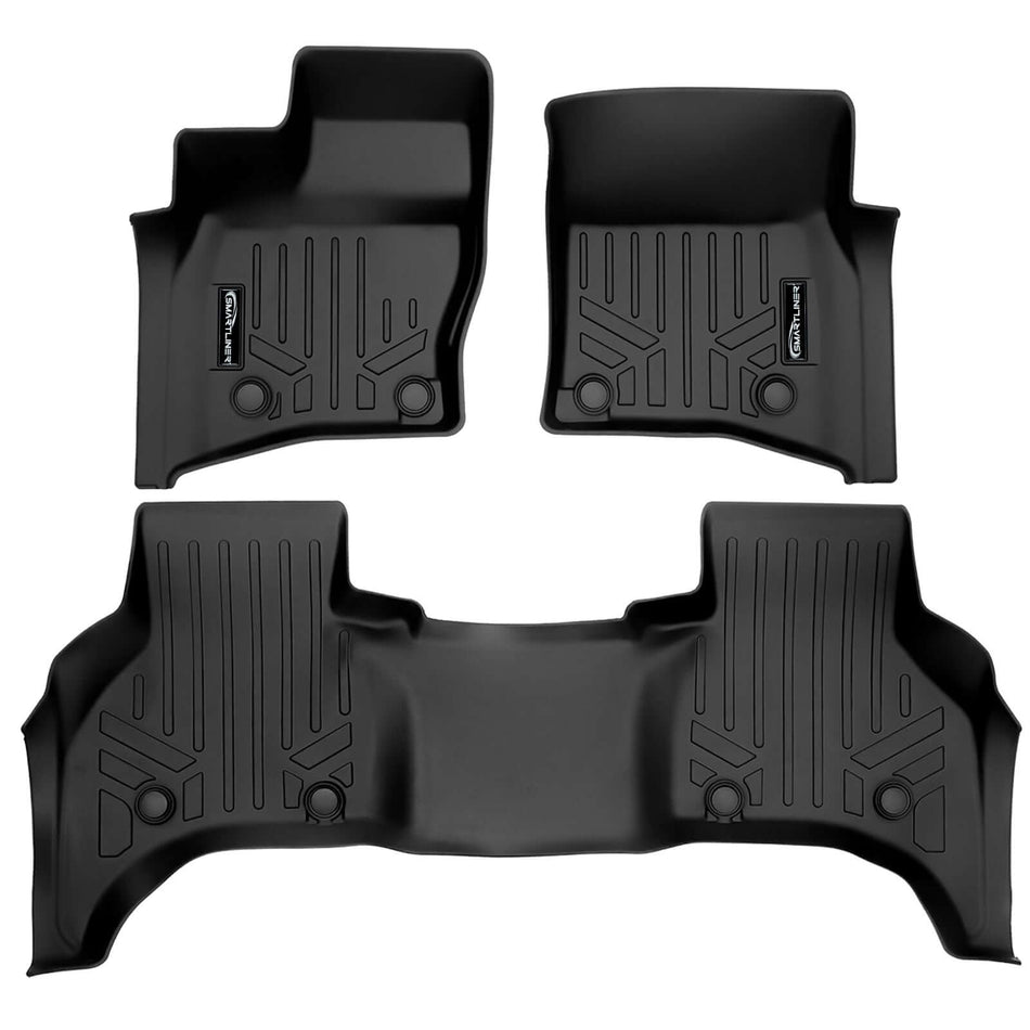 SMARTLINER 2020-2026 Land Rover Defender 110 Floor Liners (5 Passenger) – 1st row & 2nd row liners