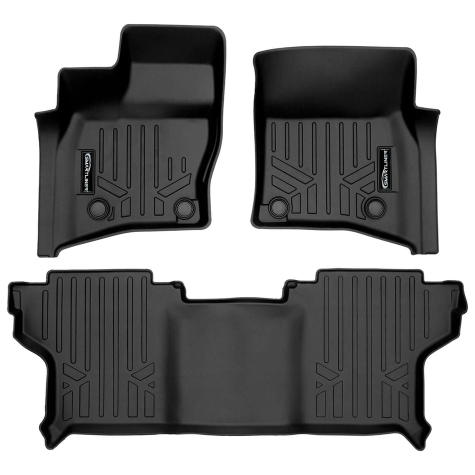 SMARTLINER 2020-2026 Land Rover Defender 90 Floor Liners – 1st row & 2nd row liners