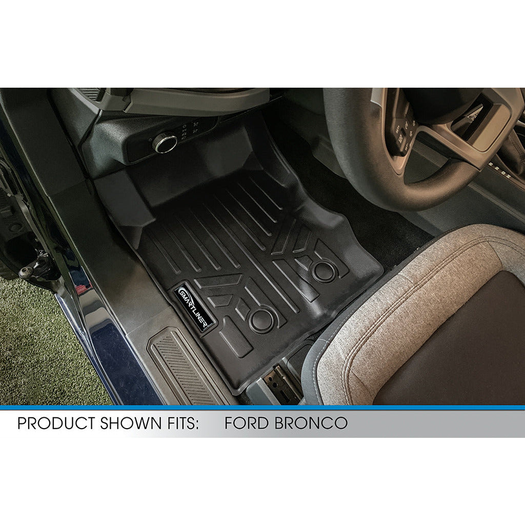 SMARTLINER Custom Fit Floor Liners For 2021-2023 Ford Bronco (4-Door)